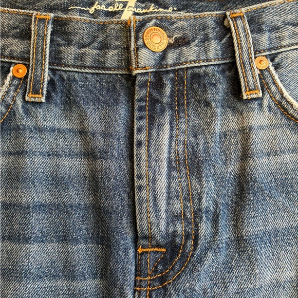 7 For All Mankind Denim Mini Skirt Size 27 - Picture 2 of 5
